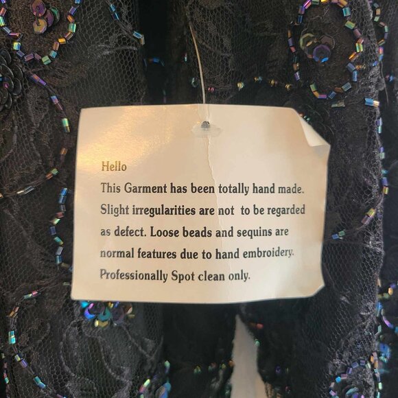 Plus Size beaded blouse sz 24 - Picture 4 of 4